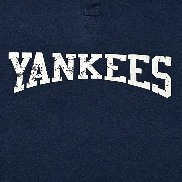 Vintage Teamwork Athletic Apparel NY Yankees MLB Henley Jersey Adult XL - Picture 3 of 8